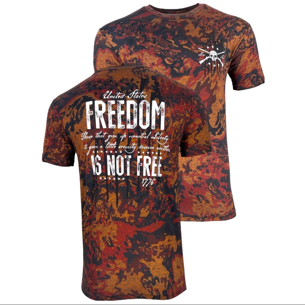 Howitzer Style Men's T-Shirt Essential Freedom Military Grunt MFG